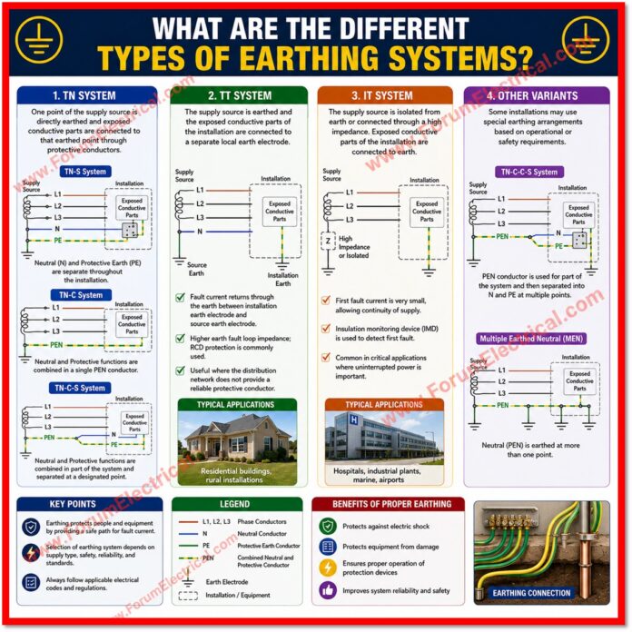 What are the Different Types of Earthing Systems? What are the Different Types of Earthing Systems?