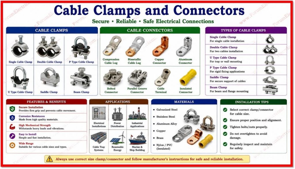 Cable Clamps and Connectors