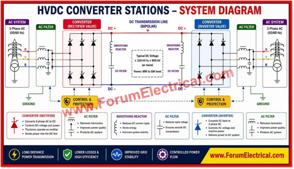 CONVERTER STATIONS - SYSTEM DIAGRAM
