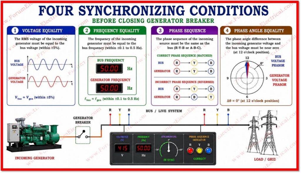 Four Synchronizing Conditions