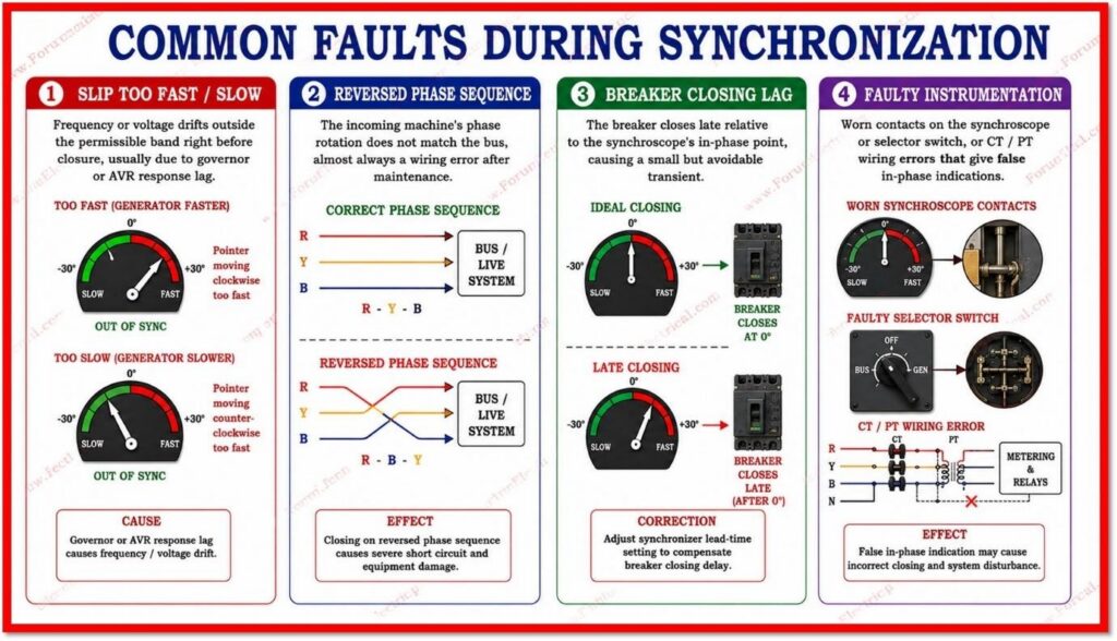 Faults during Synchronization