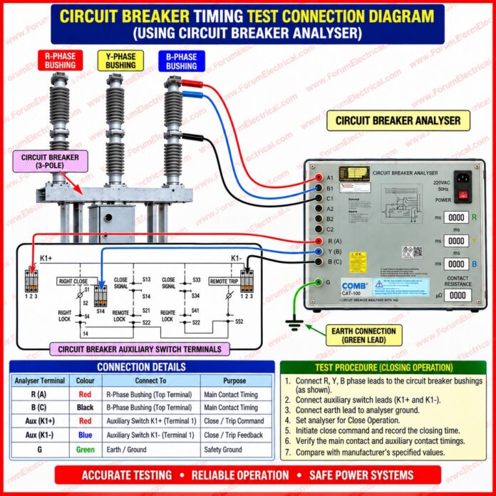Circuit Breaker Timing Test