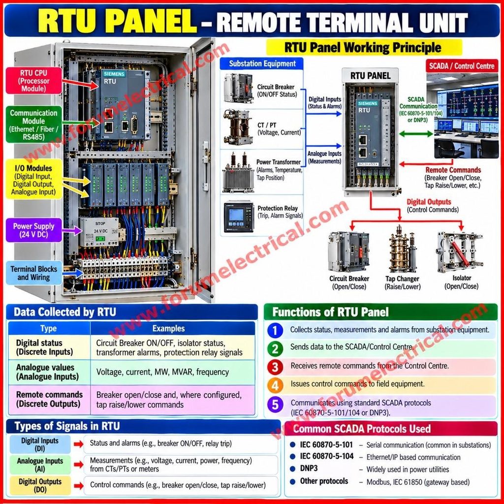 RTU Panel: Remote Terminal Unit